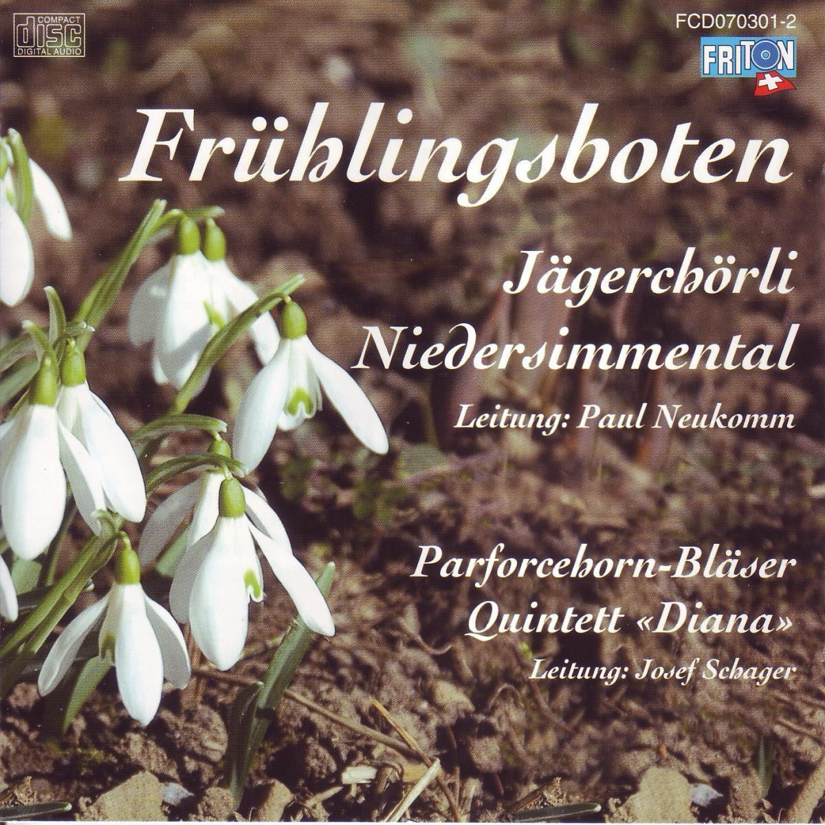 CD "Frühlingsboten" von Jägerchörli Niedersimmental
